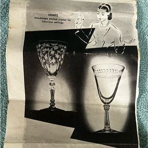 Fostoria Crystal glasses